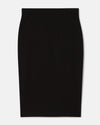 Petite Danube Heavyweight Jersey Skirt - Black