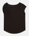 Jersey Knot Top - Black Image Thumbnmail #4