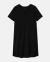 Tesino Washed Jersey Dress - Black