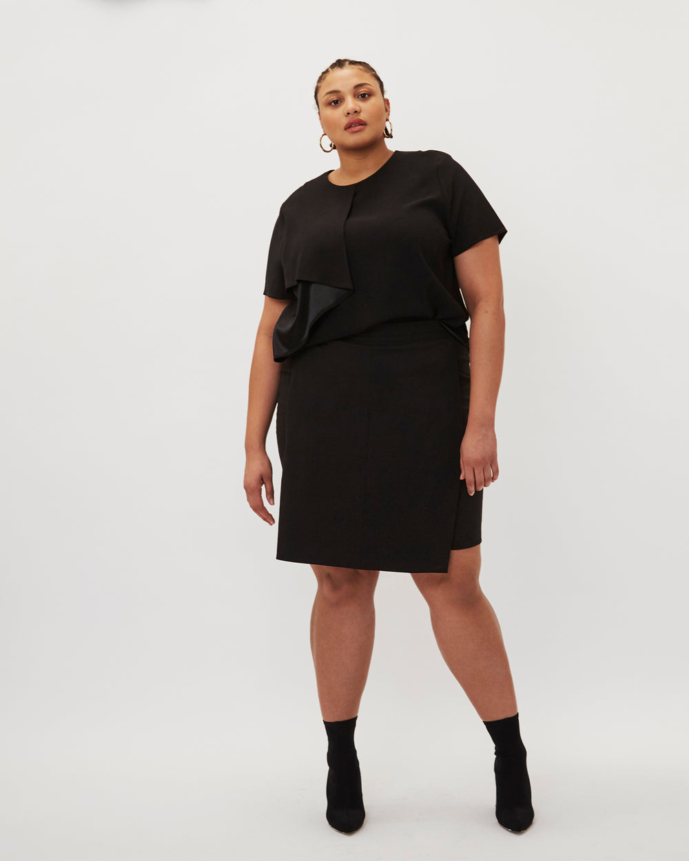 Ahr Apron Skirt - Black