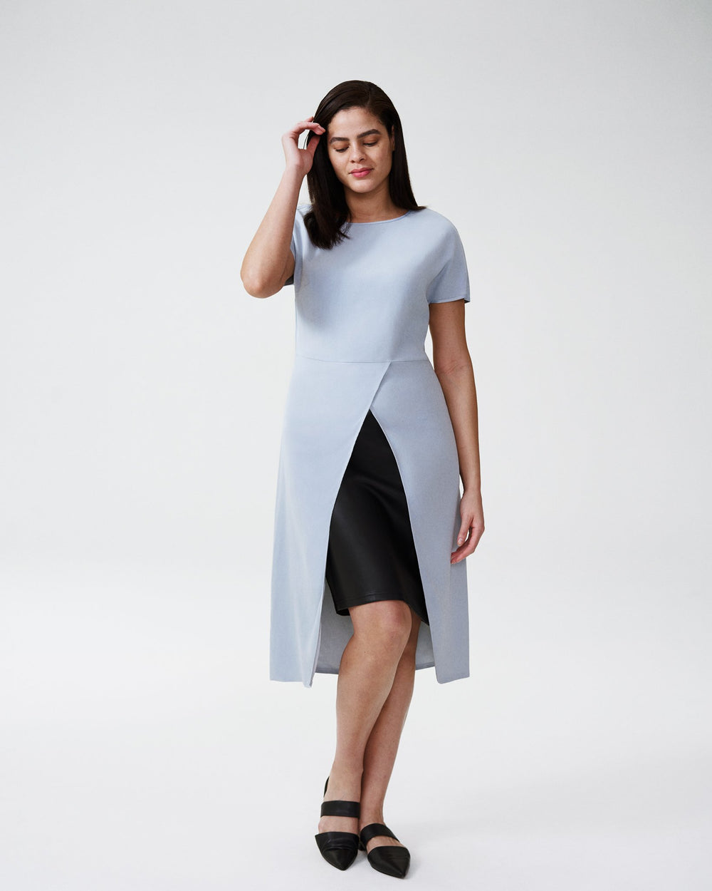 Adda Tunic - Powder Blue