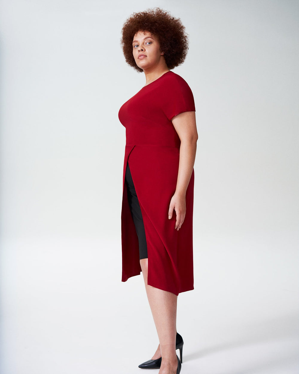 Adda Tunic - Red Dahlia