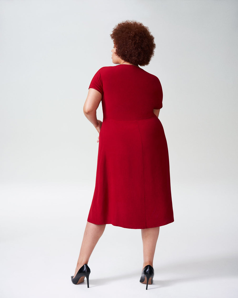 Adda Tunic - Red Dahlia