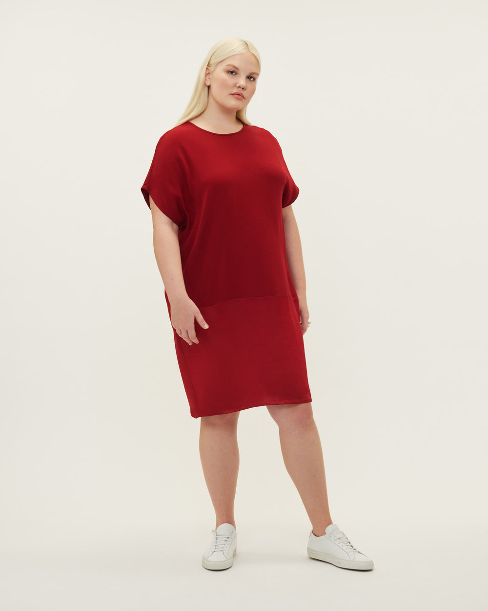 Avenir Dress - Red Dahlia