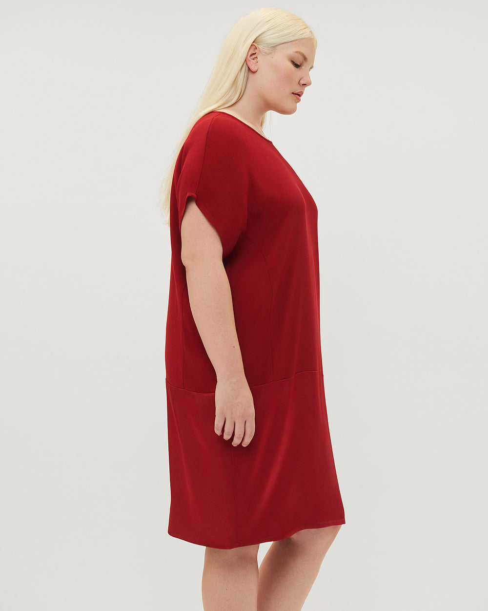 Avenir Dress - Red Dahlia