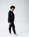 Barra Suiting Bomber - Black