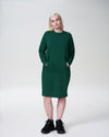 Bree Sweatshirt Dress - Kelly Green