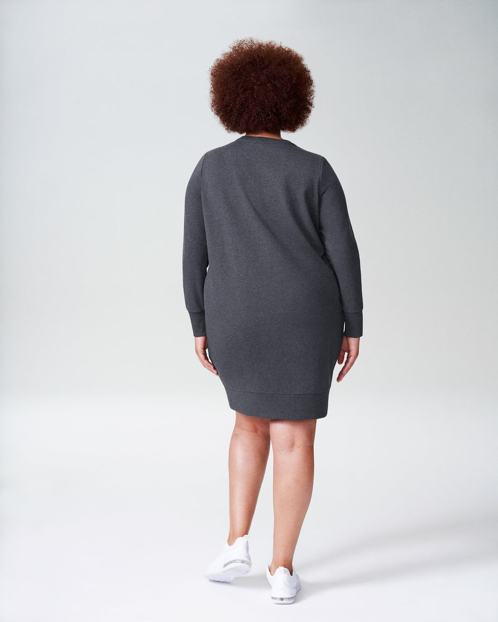 Bree Sweatshirt Dress - Heather Grey