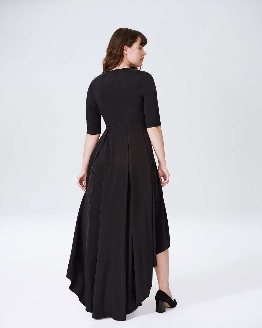 Maya Hi Low Dress - Black