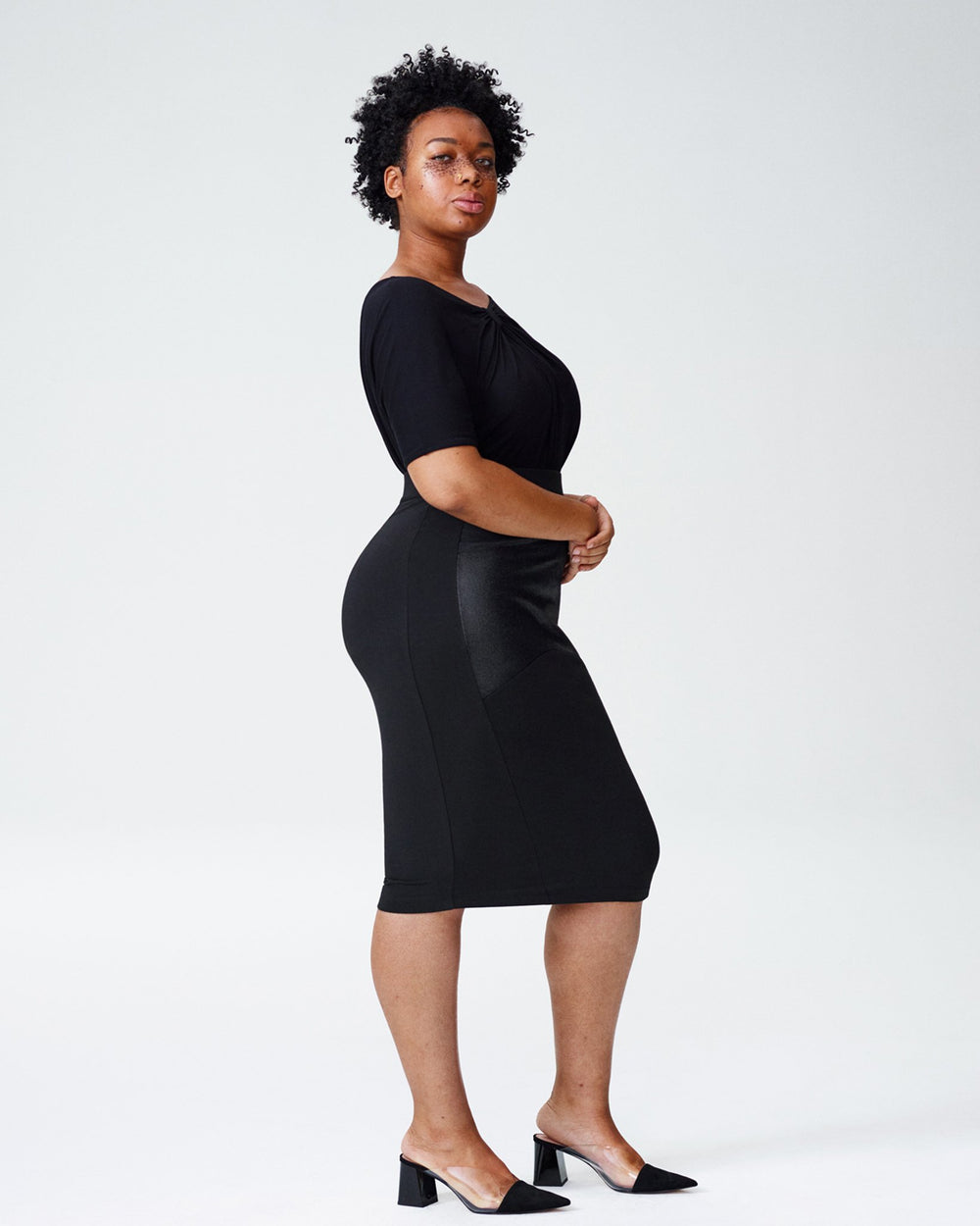 Carver Panel Skirt - Black