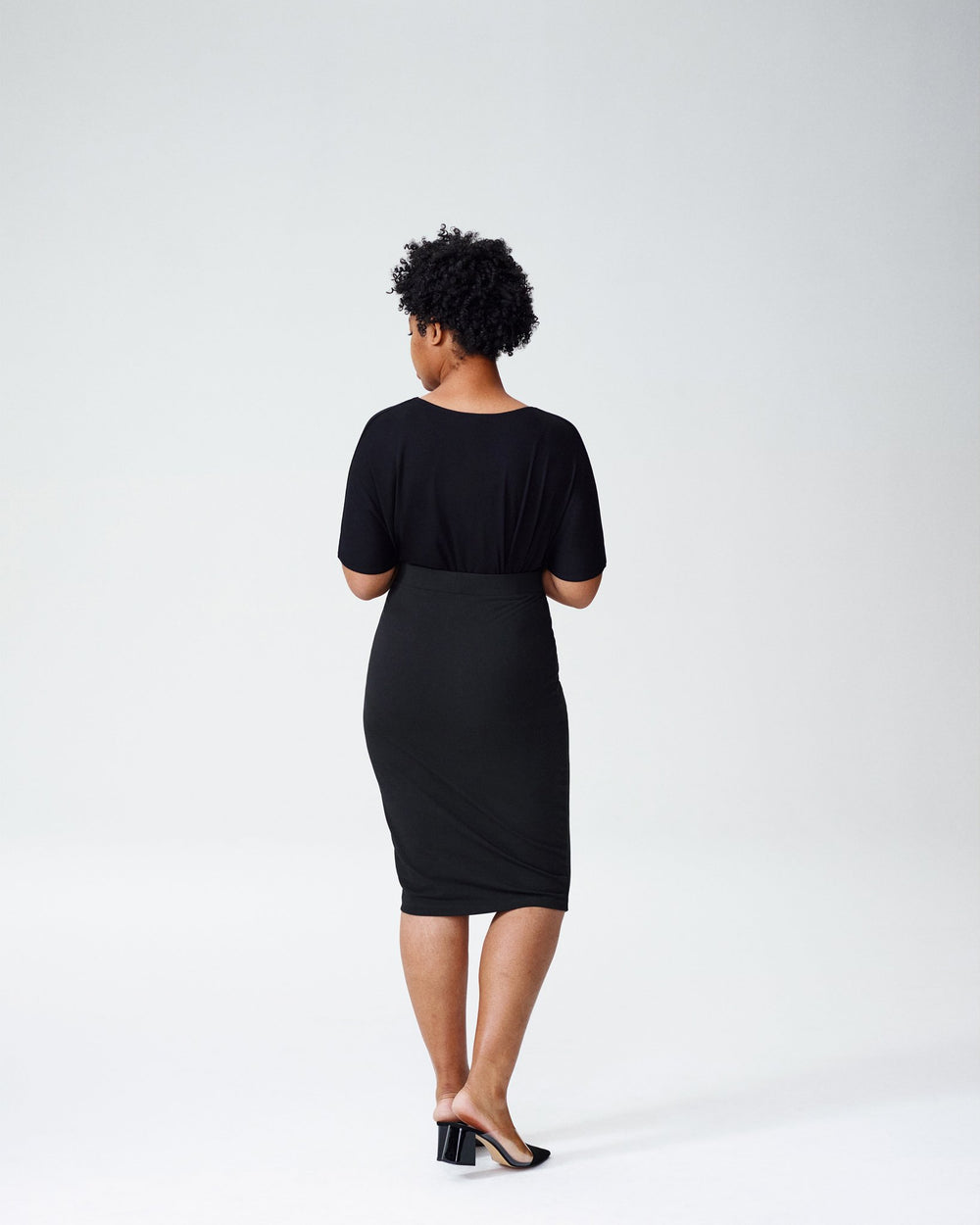 Carver Panel Skirt - Black