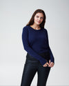 Dukono Thumbhole Sweater - Navy