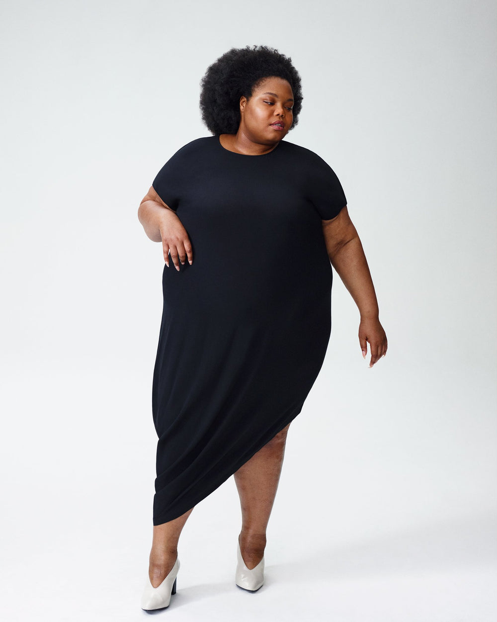 Crepe Augusta Geneva Dress - Black