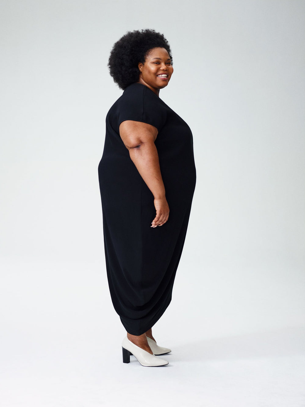 Crepe Augusta Geneva Dress - Black