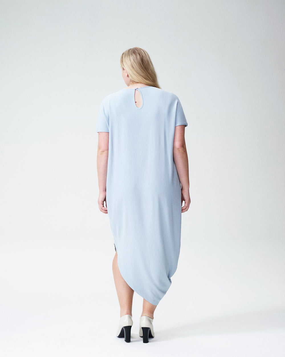 Crepe Augusta Geneva Dress - Powder Blue