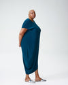 Crepe Augusta Geneva Dress - Teal