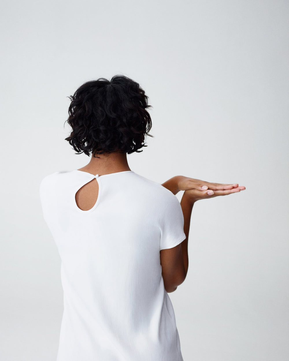 Crepe Augusta Geneva Dress - White