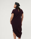 Crepe Augusta Geneva Dress - Aubergine