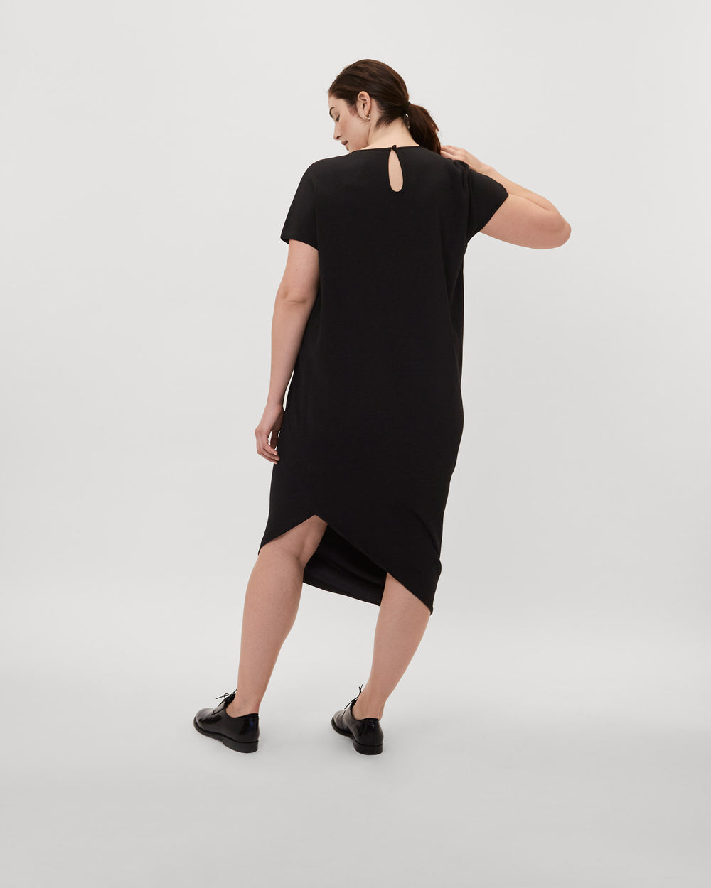 Crepe Augusta Geneva Dress - Black