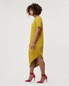Crepe Augusta Geneva Dress - Mustard