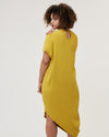 Crepe Augusta Geneva Dress - Mustard