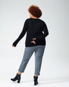 Dukono Thumbhole Sweater - Black