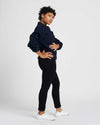 Marilyn Denim Bomber Jacket - Dark Indigo