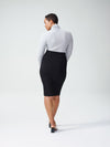 Danube Heavyweight Jersey Skirt - Black Image Thumbnmail #3