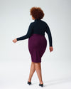 Danube Heavyweight Jersey Skirt - Eggplant