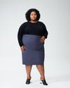 Danube Heavyweight Jersey Skirt - Slate Image Thumbnmail #1