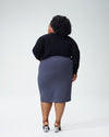 Danube Heavyweight Jersey Skirt - Slate Image Thumbnmail #3