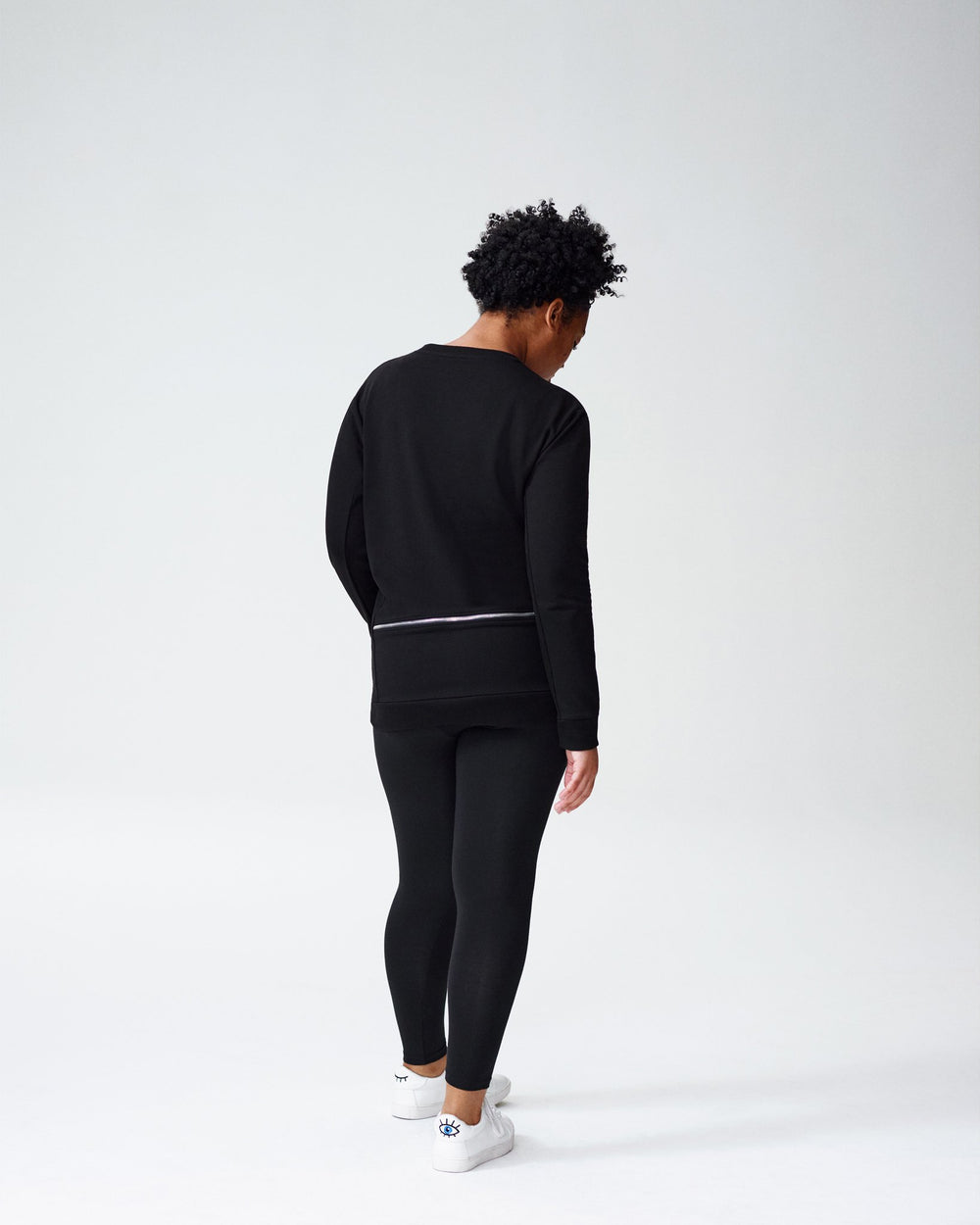 Equator Zip Pullover - Black