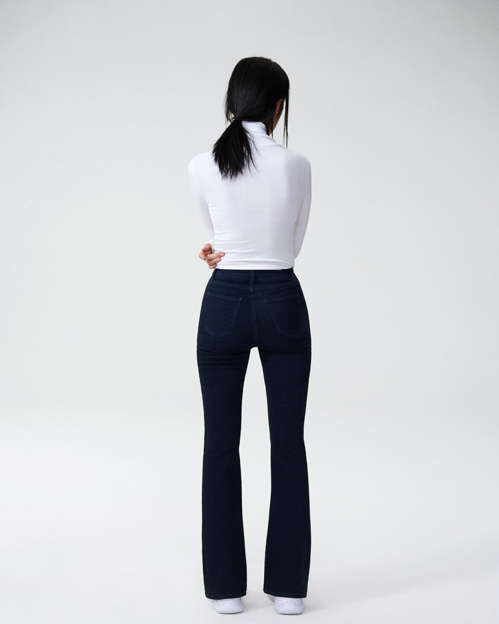 Sava High Rise Flare Jeans - Dark Indigo