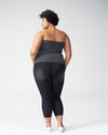 Foundation Bandeau Top - Black/White Stripe