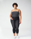 Foundation Bandeau Top - Black/White Stripe