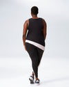 Freestyle 2 in 1 Tank - Black/Pale Pink
