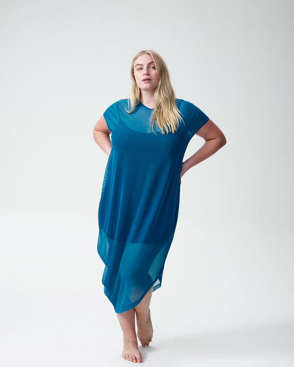 Geneva Fog Dress - Marine