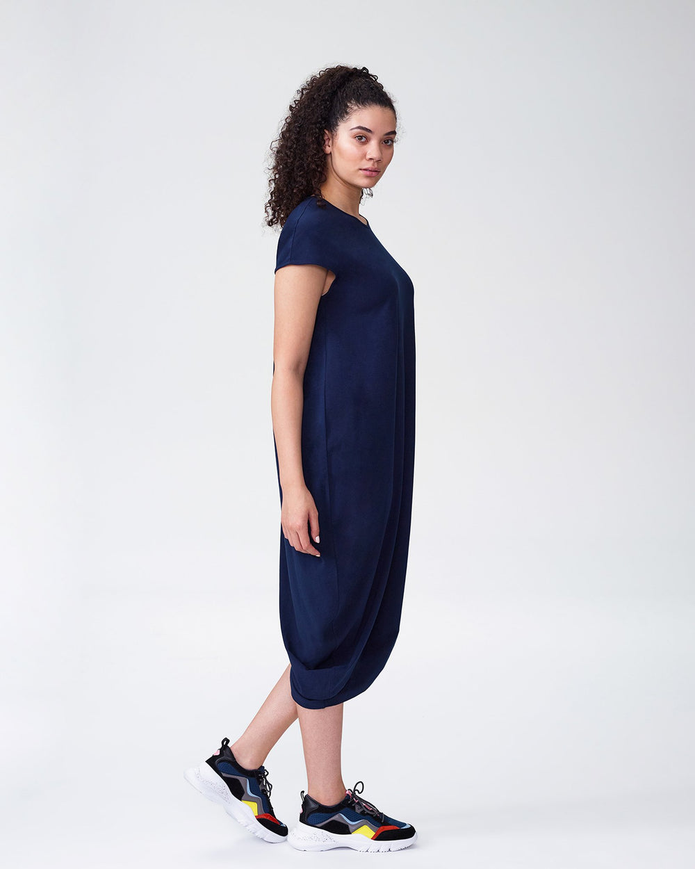 Geneva Dress - Navy