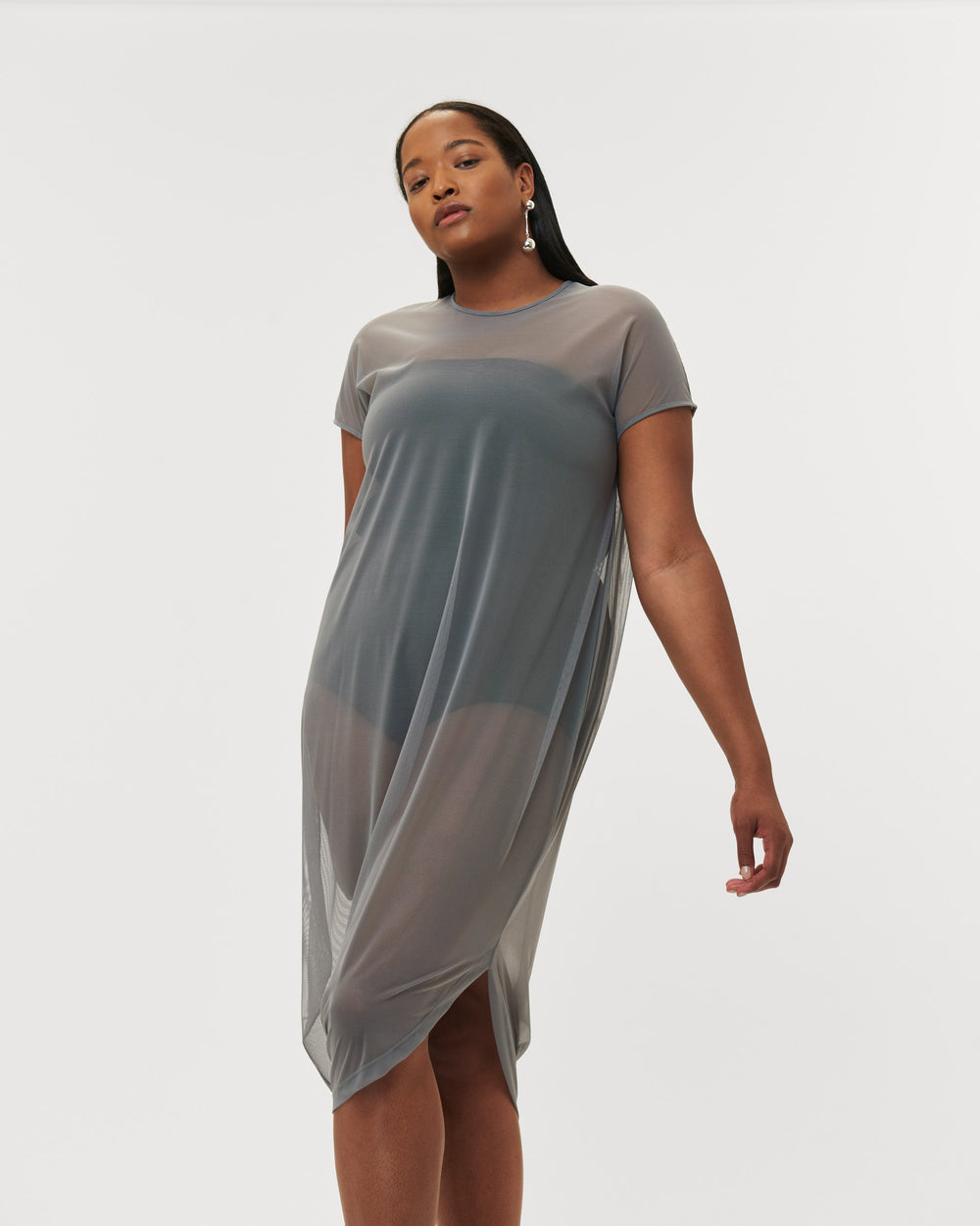 Geneva Fog Dress - Slate