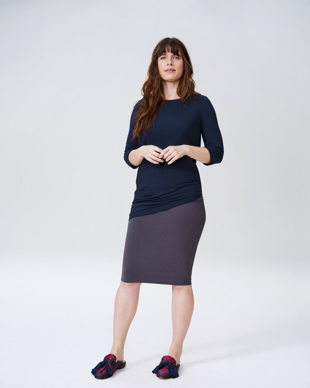 Genevette Top - Navy