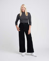 Carrie High Rise Wide Leg Jeans - Black