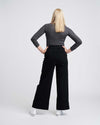 Carrie High Rise Wide Leg Jeans - Black