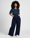 Carrie High Rise Wide Leg Jeans - Dark Indigo