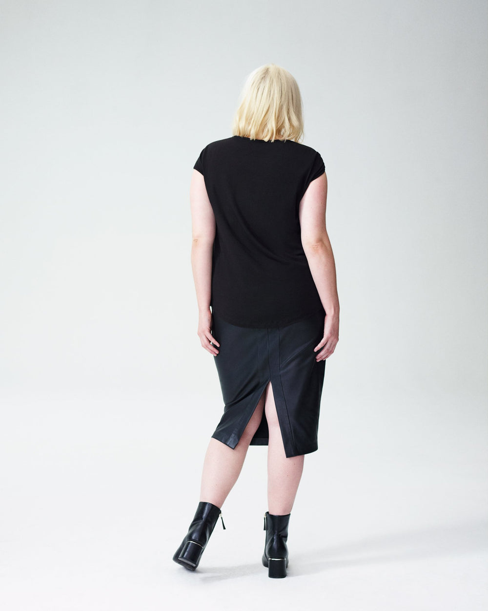 Jersey Knot Top - Black