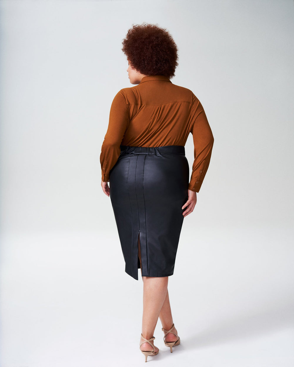 Knit Elbe Shirt - Caramel