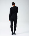 Kirsten Lace-Up Sweater - Black