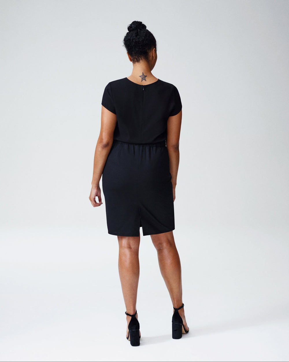 Laurene Grommet Wrap Skirt - Black