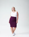 Loire Ribbed Tank - White
