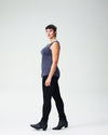 Loire Ribbed Tank - Slate
