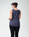 Loire Ribbed Tank - Slate
